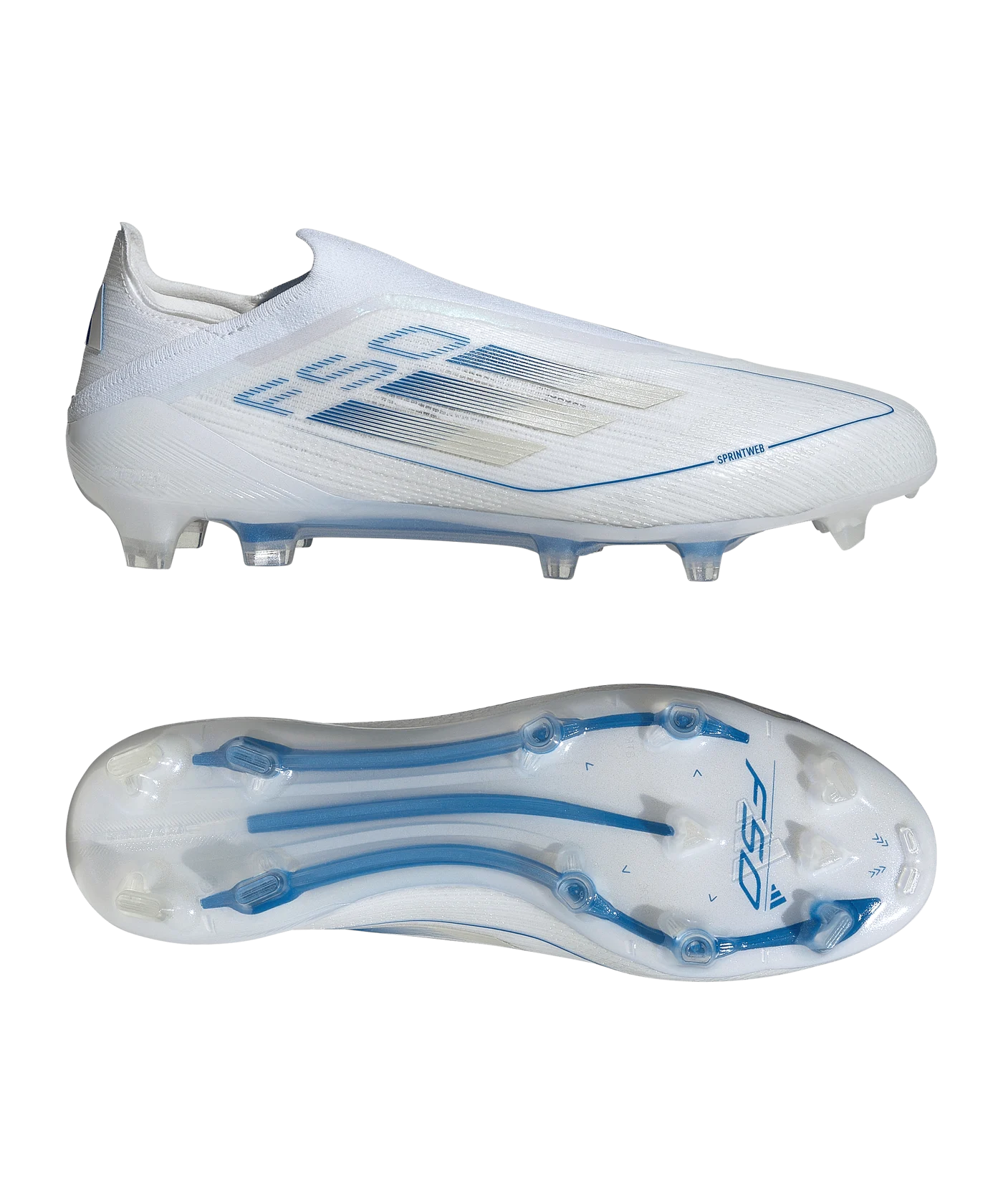 Chaussures adidas F50 Elite LL FG Polar Victory blanches