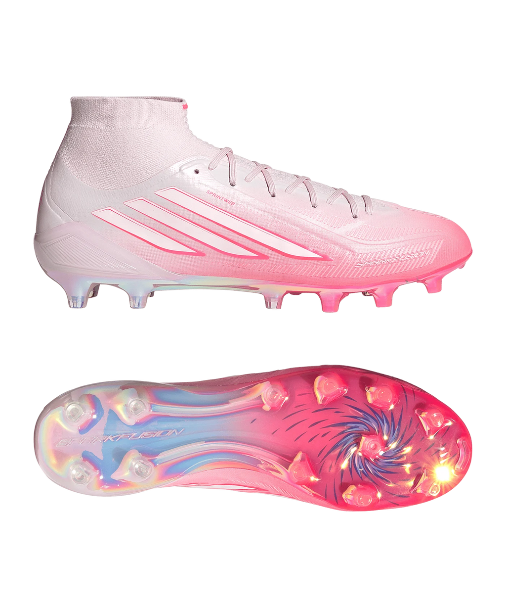 adidas F50 Sparkfusion Elite Mid Cut FG/AG Chaos vs Control Femmes Rose